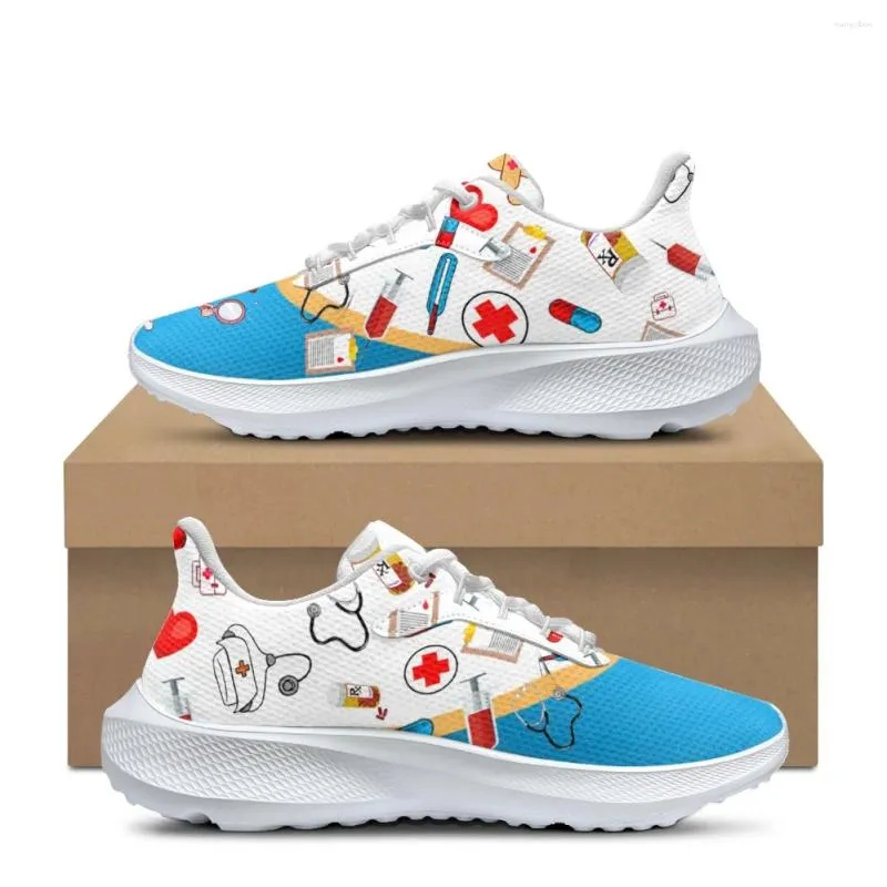 Casual Shoes Equipment Cartoon Print Flat For Women Outdoor Sports Running Summer Comfort Breatble Sneaker