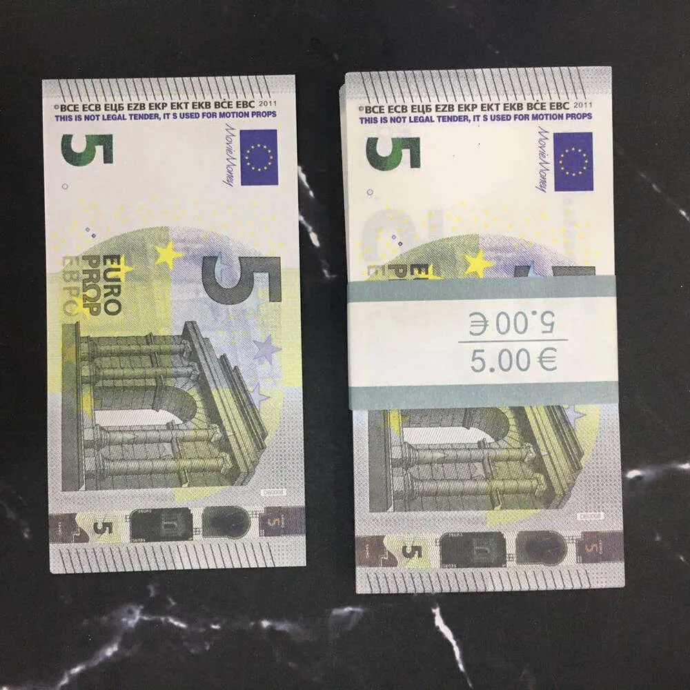 Prop denaro 10 50 100 banconote false copia film moneta faux fallet euro 20 collezione play e regali309w3pgvb570