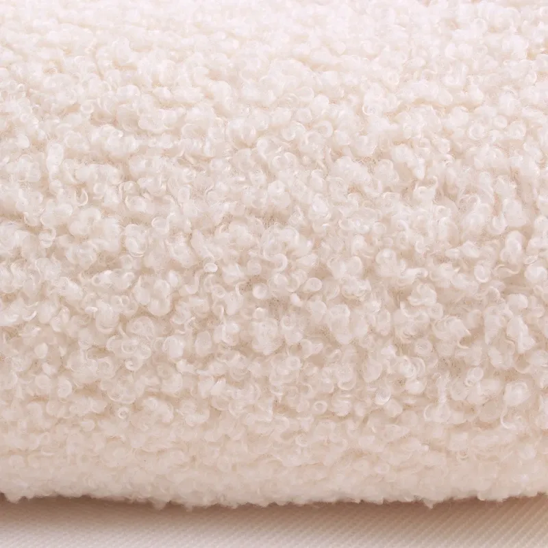 Lalki 50x150 cm DIY ręcznie robiona pluszowa tkanina do robienia cząstek jagnięcego poduszka materiałowy