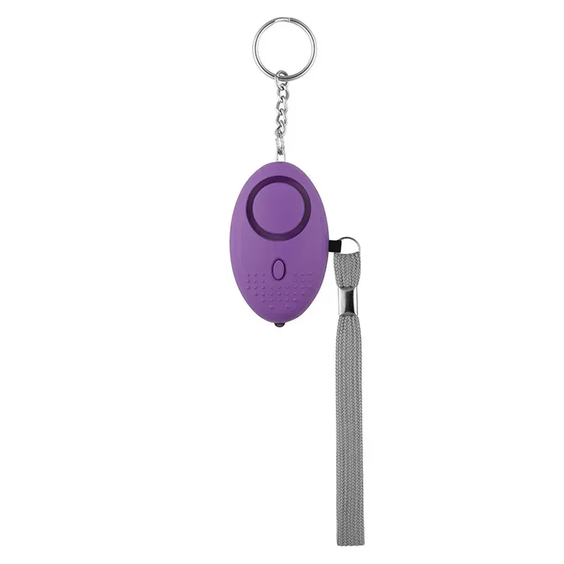 Nouvelles alarmes de sécurité personnelle d'urgence portables auto-défense 130decibels LED Light Safety Key Chain pédante pour femmes enfants âgés pour une alarme de lumière LED d'autodéfense