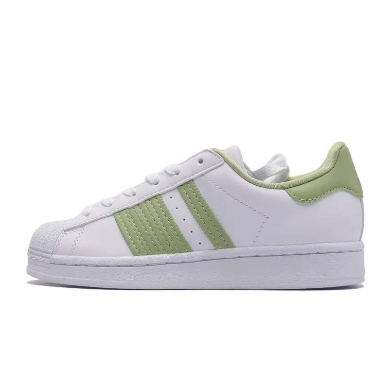 Classical Shell Head Designer Chaussures Superstar Femmes Sneakers Lace Up Green Blanc noir Daily Indoor Walking Triple Platform Sports Chaussures Femme 285