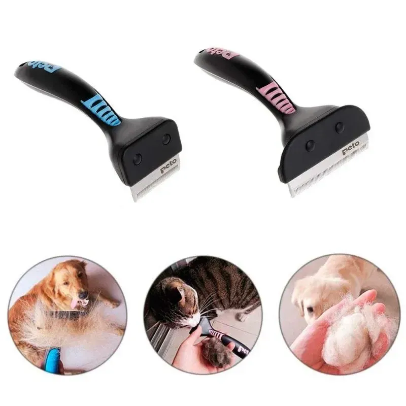 Pflege Haustierhaar Deshedding Comb Cini Furmines Haustier Hunde Katzenpinsel Pflegewerkzeug Haarentfernung Kamm für Hunde Katzen Haustierprodukte