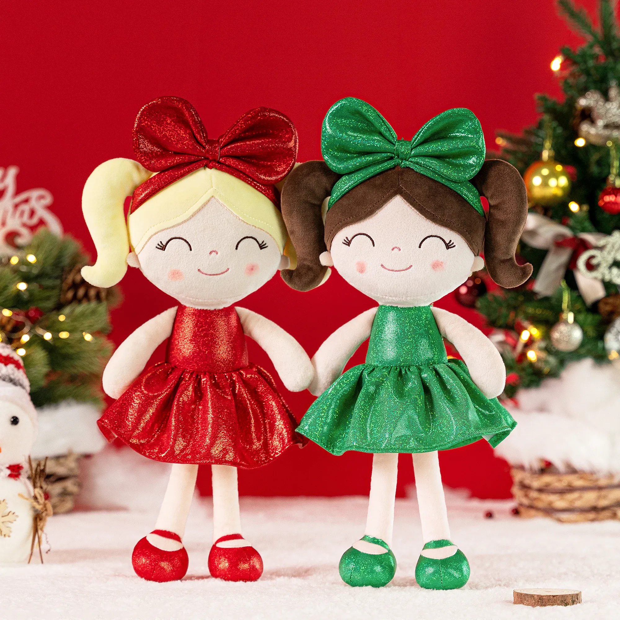 人形Gloveleya Dolls 2023クリスマスぬいぐるみ人形ぬいぐるみ限定版クリスマスギフト