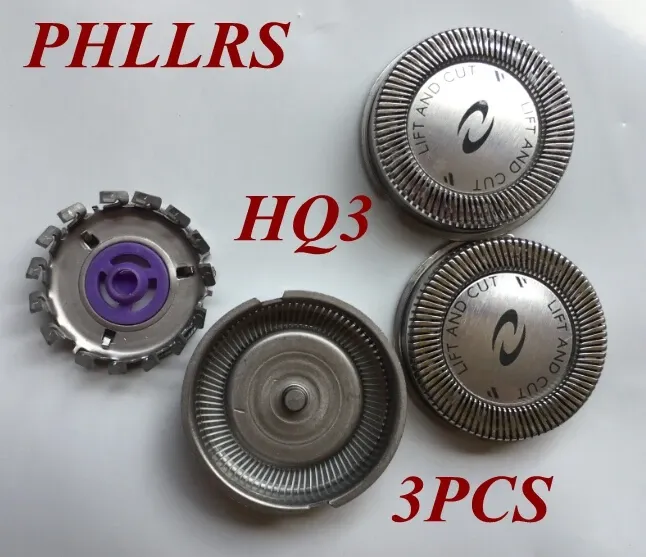 Shavers 3PCS HQ3 Remplacer la lame de rasoir de tête pour Philips Shaver HQ4 HQ55 HQ56 HQ46 HQ300 HQ302 HQ304 HQ320 HQ322 HQ340 HQ342 HQ360 HQ362