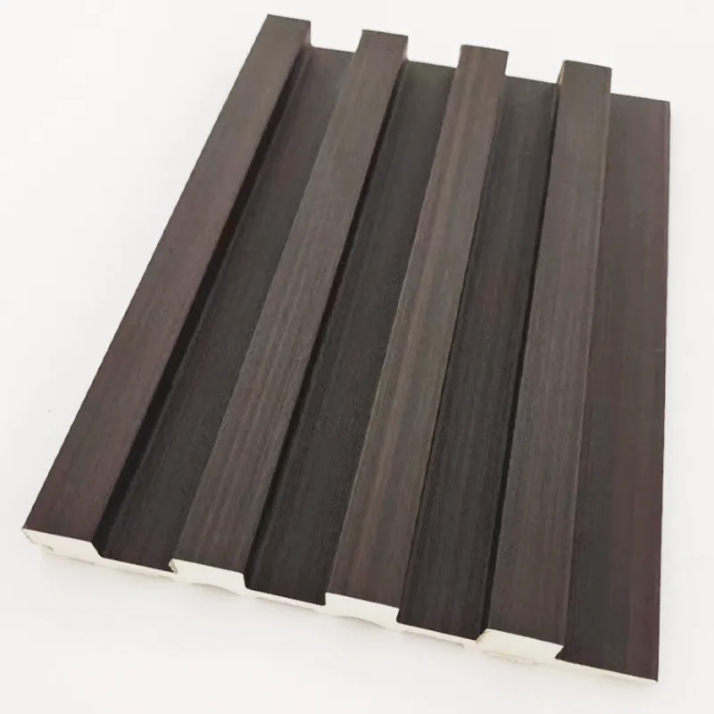 Solid grille decorative board PVC and natural calcium powder bamboo and wood fiber specifications complete factory direct sales