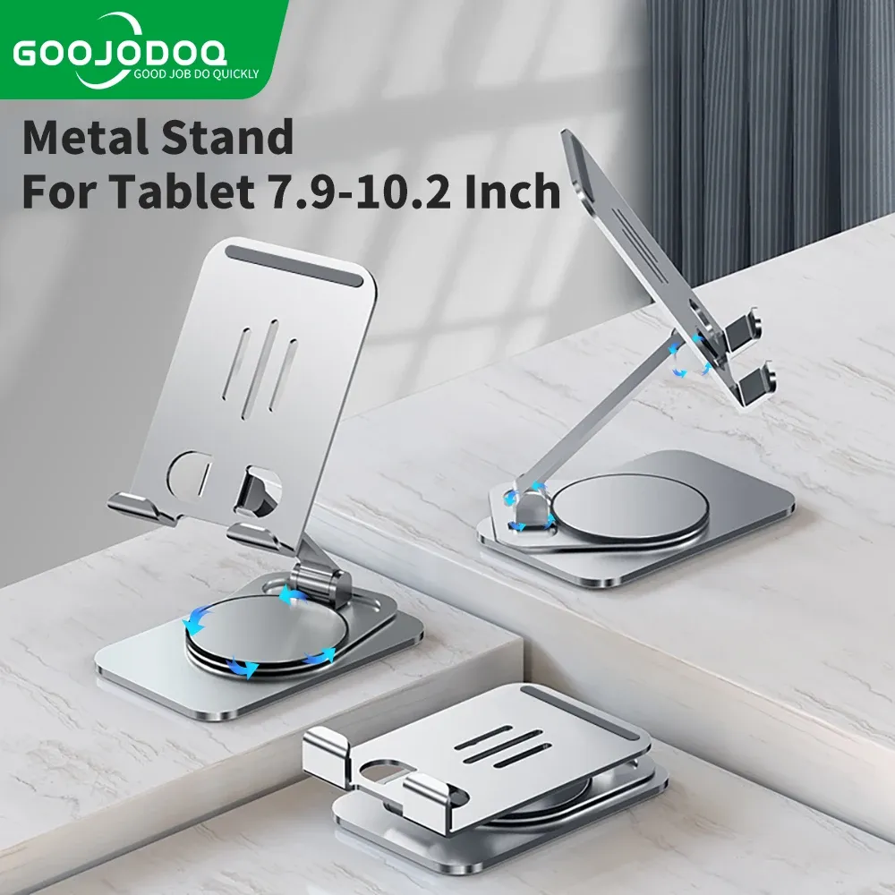 Stands goojodoq comprimé support de support pour iPad Pro 11 10e 10.2 7th 8th 9th Gen Xiaomi Samsung Stands adapté pour les comprimés