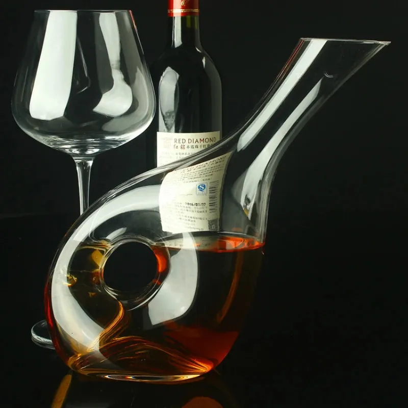 Vinho de pacote oco de decanter com chumbo de chumbo vinho de alta qualidade de cozinha de alta qualidade de barra de jantar 240419