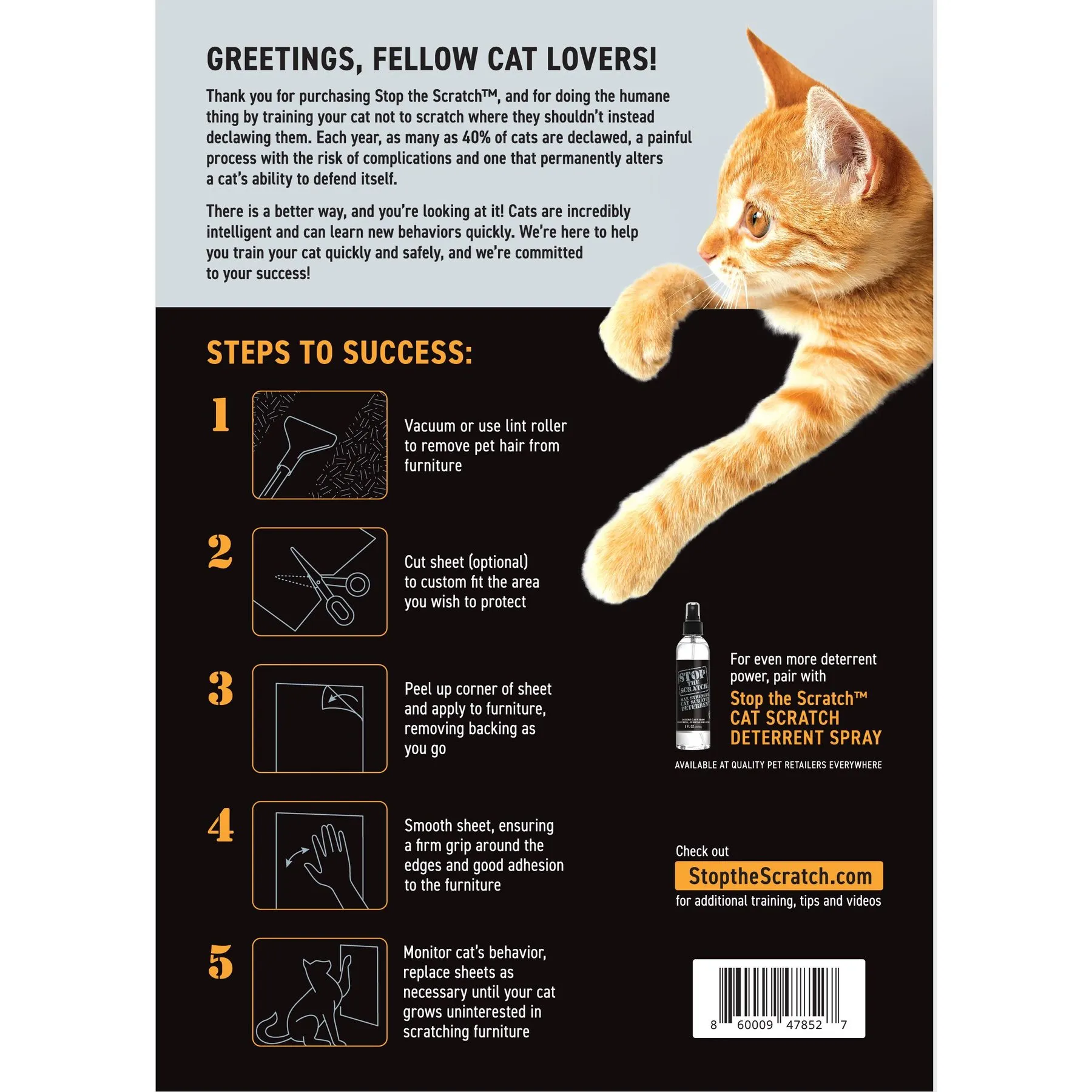 cat scratch cat repellent spray for leather furniture