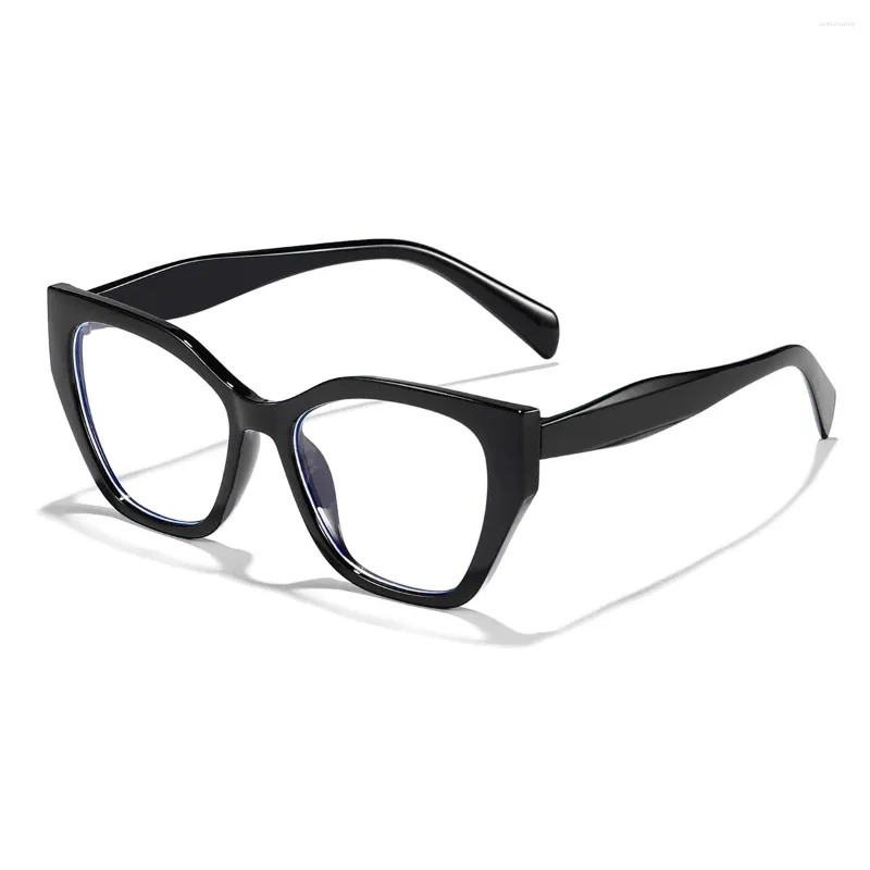 サングラスフレームポリゴンヨーロッパとアメリカのトレンド眼鏡フレームパーソナリティファッションオールマッチ男性女性反blueメガネ