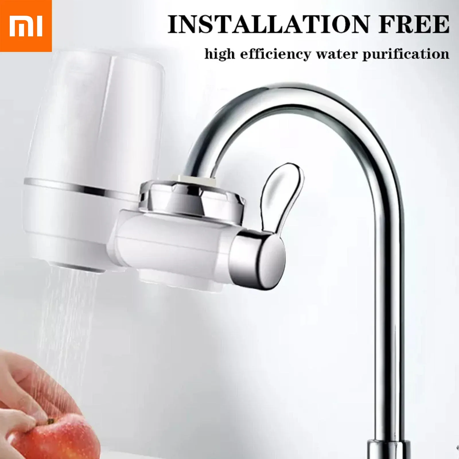 Purifiers Xiaomi Mijia Facet Water Purifier Washable Ceramic Percolator Tap Water Filter Filtro Rust Bakterier Borttagning Bytesfilter