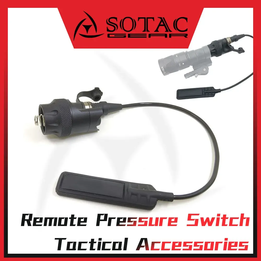 Scopes SOTAC Tactische externe drukschakelaar voor M300 M600 zaklampjachtwapen Scout Light Switch Accessoires