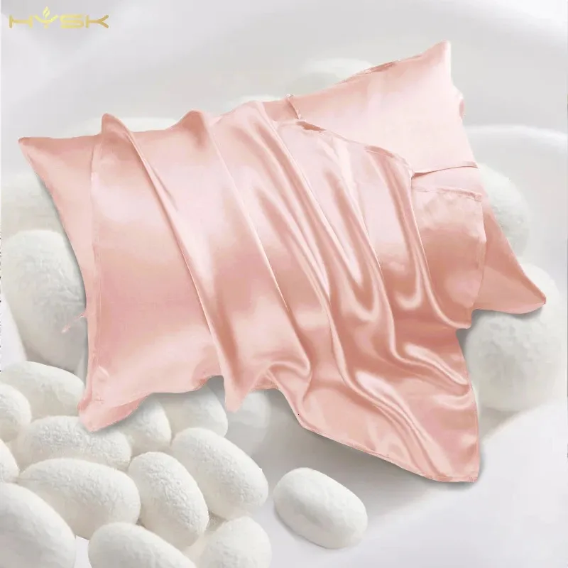 Organic 100 Silk Pillow Cover towel natural Satin Hair Beauty fashion Comfortable 16mm Pillow towel Home Decor DIY wholesale 240410