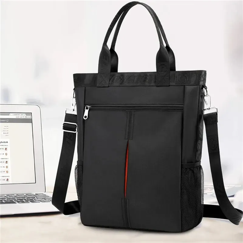 Men Shoulder Messenger Bag Oxford Cloth Material British Casual Tote High Quality Multifunction Large Capacity Design Handbag 240415