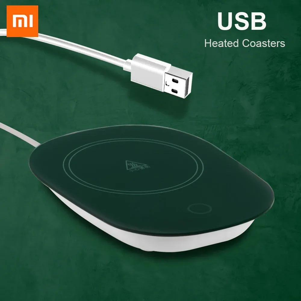 Drucker Xiaomi Neue USB -Becher -Heizung Wärmer intelligent konstanter Temperaturdämmung Matten Heizung Becher Coaster Office Home Appliances