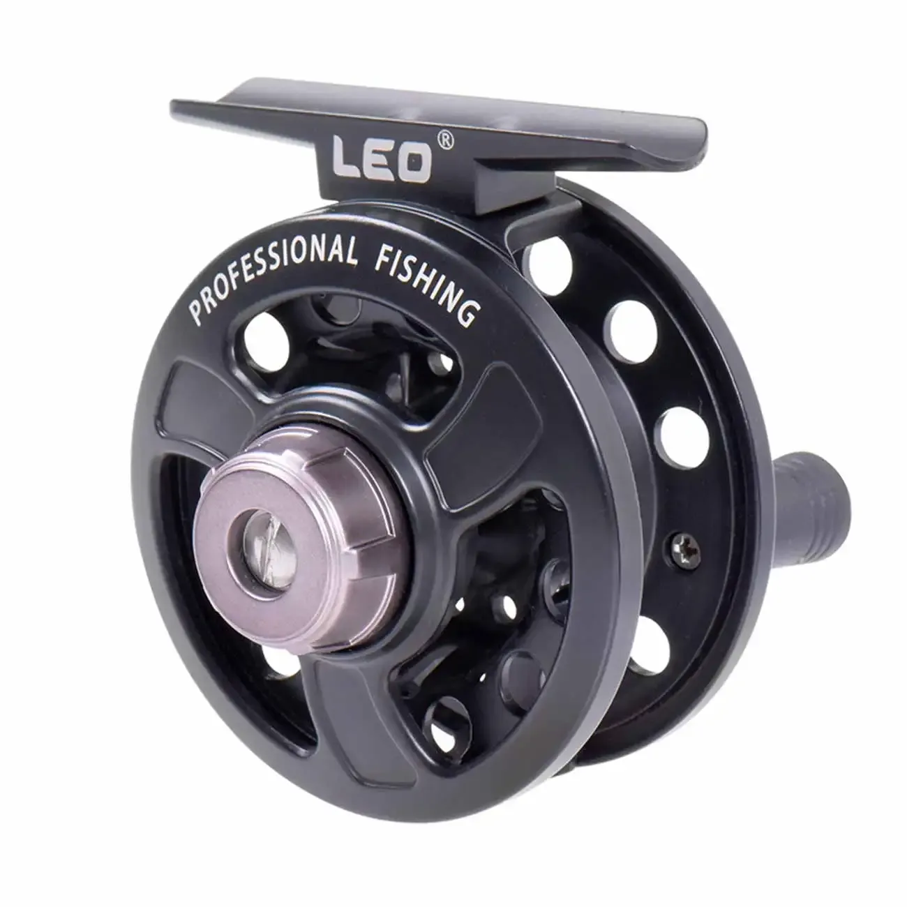 Accessories LEO FB60 Fishing Reel Full Metal Left/Right Fly Fishing Raft Vessel Wheel Hand Interchangeable Winter Ice Fishing Supplies