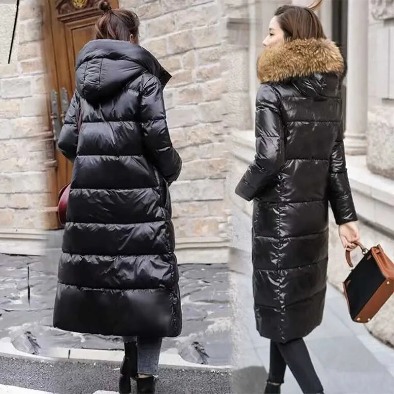 Fur Coat Womens: Long Parka Jacket Womens, Waterproof Hooded