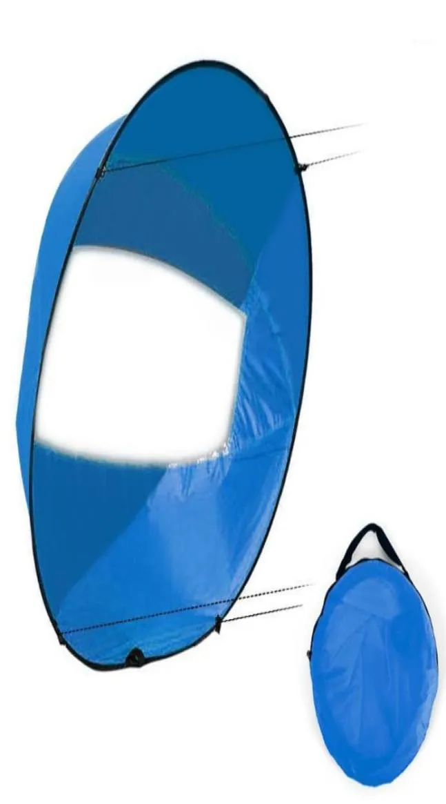 Opvouwbare kajak boot wind zeil ultralight zomer surfen wind paddle zeil duurzaam onderwind paddle -roeiboten duidelijk raam17661645
