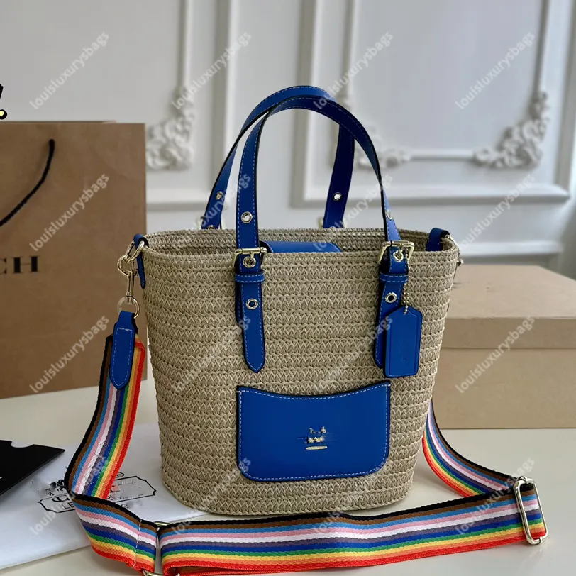 COA Femmes Tote Handsbag Designer de luxe Dreigner de haute qualité Panier de légumes tissés de haute qualité sac à bandoulière réglable sac à bandoulière