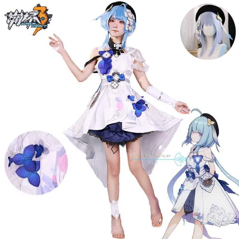 Costumes d'anime Griseo Honkai Cosplay Game Honkai Impact 3rd Griseo Cosplay Come Party Tenits Come Wig Full Set pour femmes Dress Anime Y240422