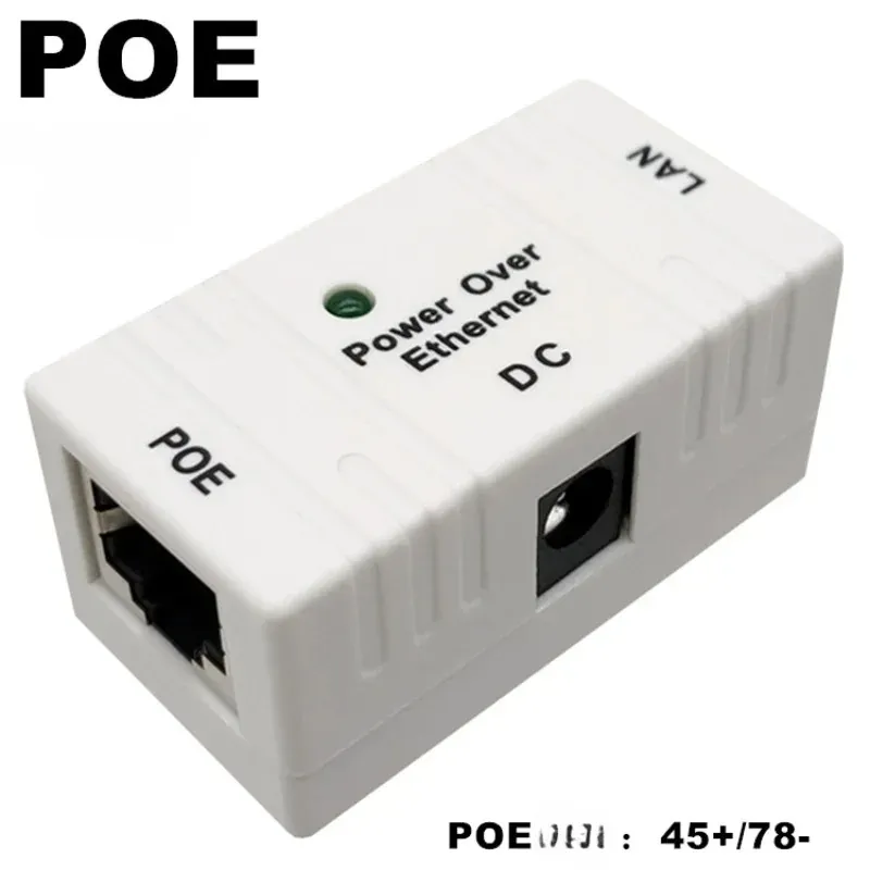 1000/100 MBPS 5V 12V 24V 48V/1A IP 카메라를위한 인젝터 전원 스플리터 POE 어댑터 모듈 액세서리