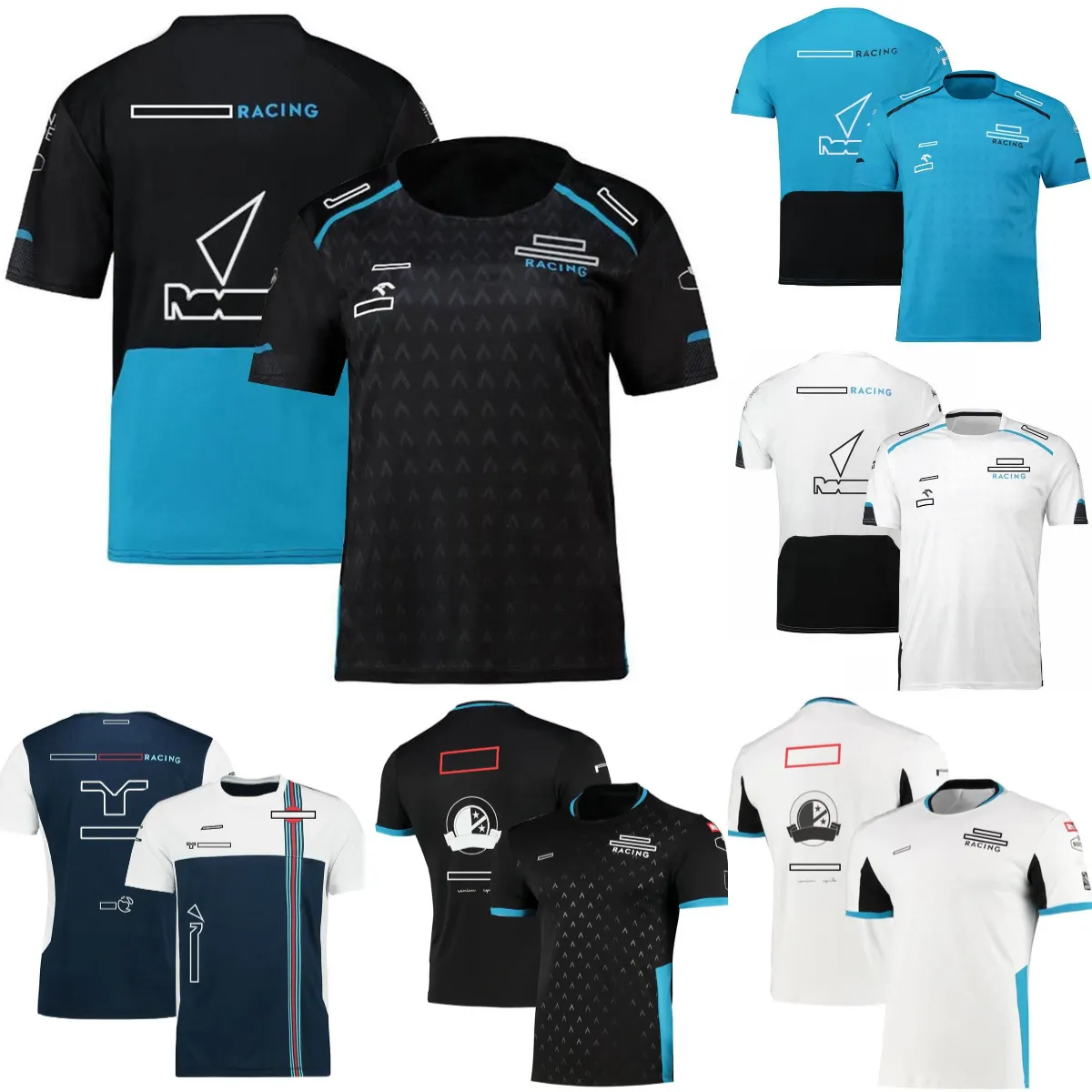 F1 T-shirt Formula 1 Team T-shirts Short Sleeved Racing Fans Summer Casual Quick Dry T-shirt Outdoor Extreme Sport Jersey Shirts