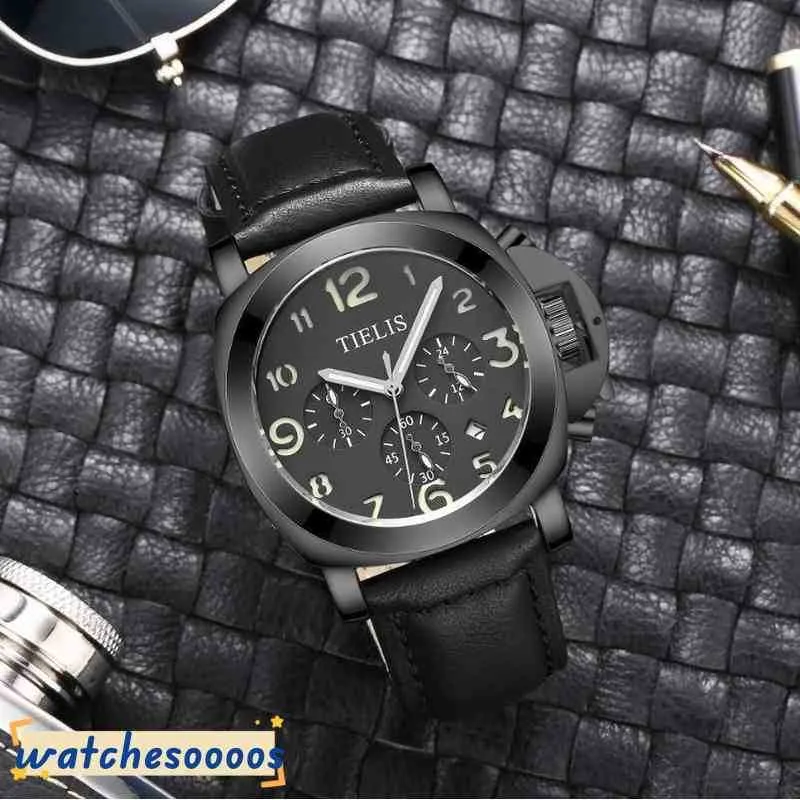 豪華な腕時計防水時計デザイナーウォッチシリーズダイヤル多機能の明るい男性のファッション防水時計
