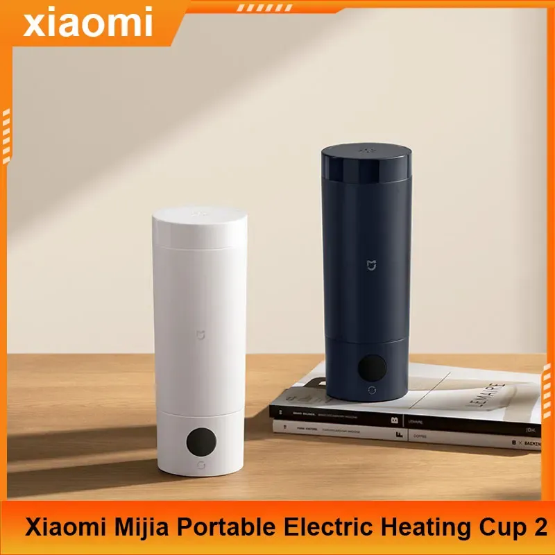 コントロール新しいXiaomi Mijiaスマートポータブル電気暖房カップ2温度LEDサーモス316ステンレス鋼の沸騰カップケトル