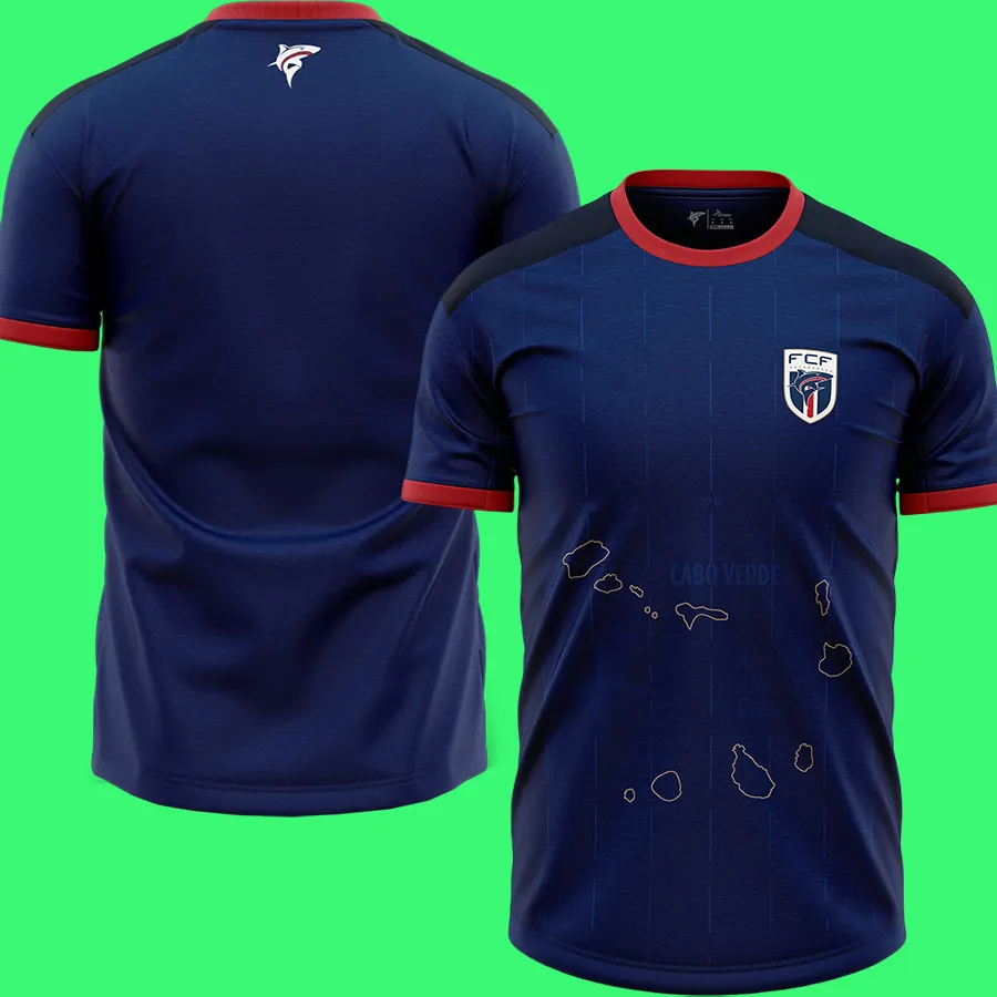 2024 Cape Verde Home Soccer Jersey Football Shirt