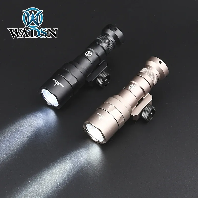 Scopes Wadsn 510LM LED Taschenlampe M300C Surfire M300 M600 Taktische Scout Light Fit 20mm Picatinny Rail Hunting Airsoft Waffenbeleuchtung