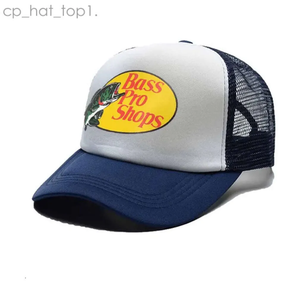 Bass Pro Hat Fishing Foam Trucker Hat - Vintage Grafisk hatt för män och kvinnor Bass Pro Shop Daily Wear Travel Sunshade Hat 9157