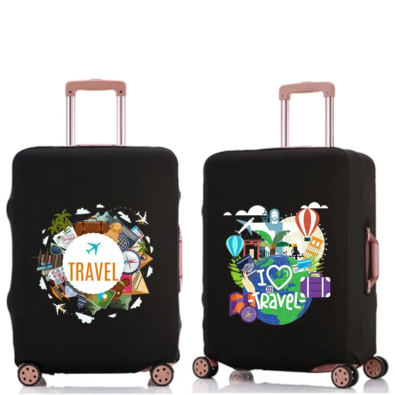 Accessories Travel Suitcases Cover Tourist Attraction Print Luggage Protective Cover Suitcase Cover Protector 1832 Size Luggage Cover