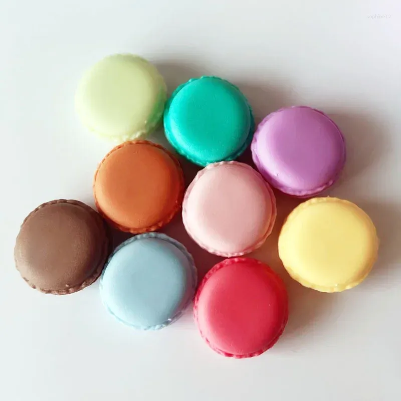 Geschenkwikkeling 6pcs/Lot Candy Color Macarons Opbergdozen Mini -pakketbox Mooie sieradenring Ketting Carry Case Organizer