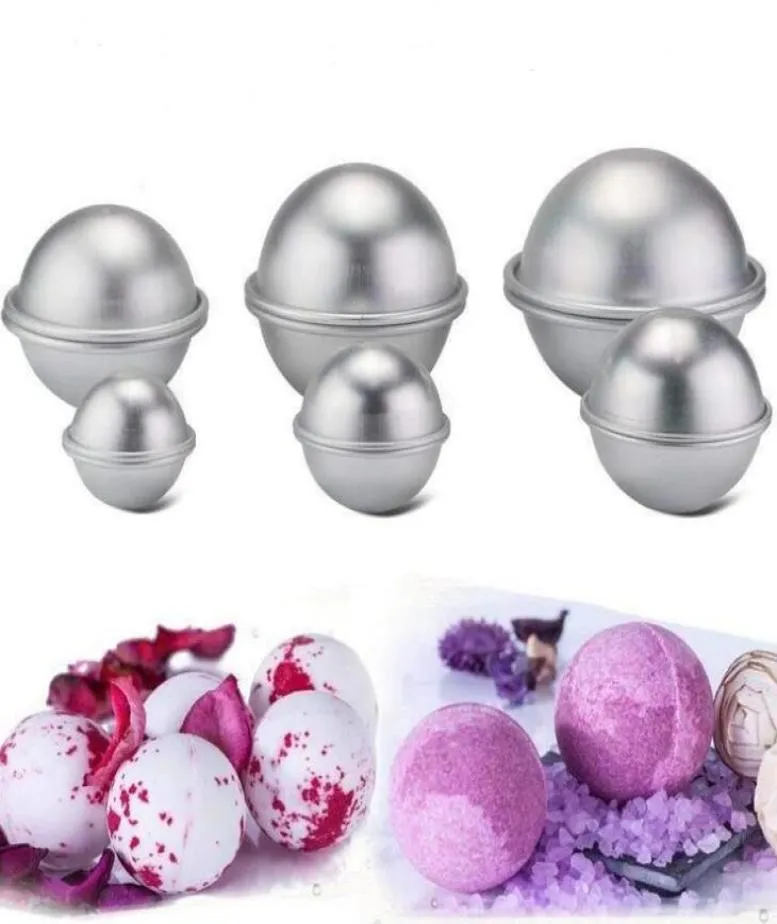 Bath Bomb Cake Mold 3D Aluminium Alloy Ball Sphere Mold Cake Bakning bakverk 47 cm 57 cm 67 cm LX14557950693