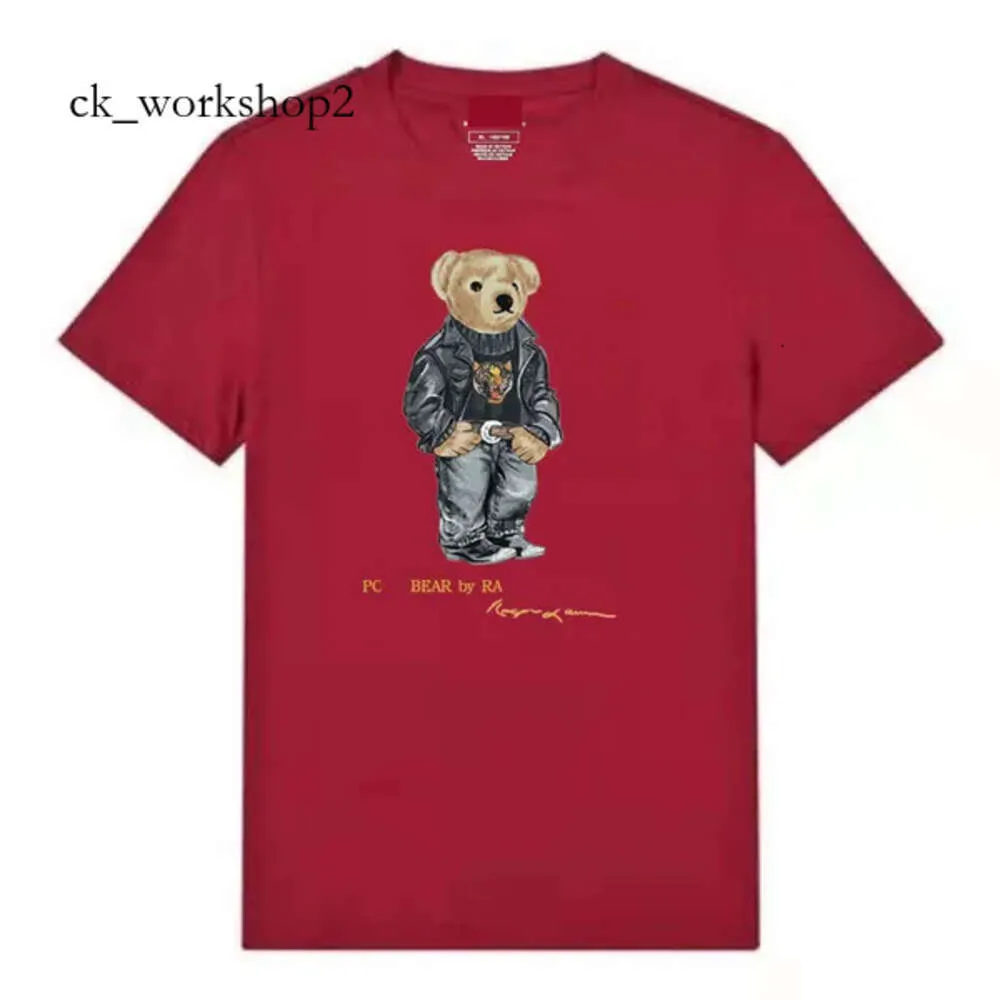 Ralphe Laurene Shirt Polo Rl Shirt Ponyball 24SS Original Design Classic Men's T-shirt Pure Cotton Tissu lisse Soft Bear Loose Ralp Laurens Polo 657