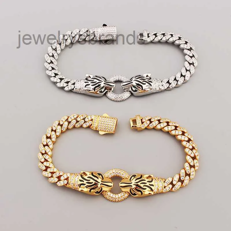 Amre 18k Gold Sliver Leopard Animals Bangle Bracelets Chain Love Designer for Women Men Pareja Diseñadora de moda Fiesta de bodas Día de Acción de Gracias Valentín Venta