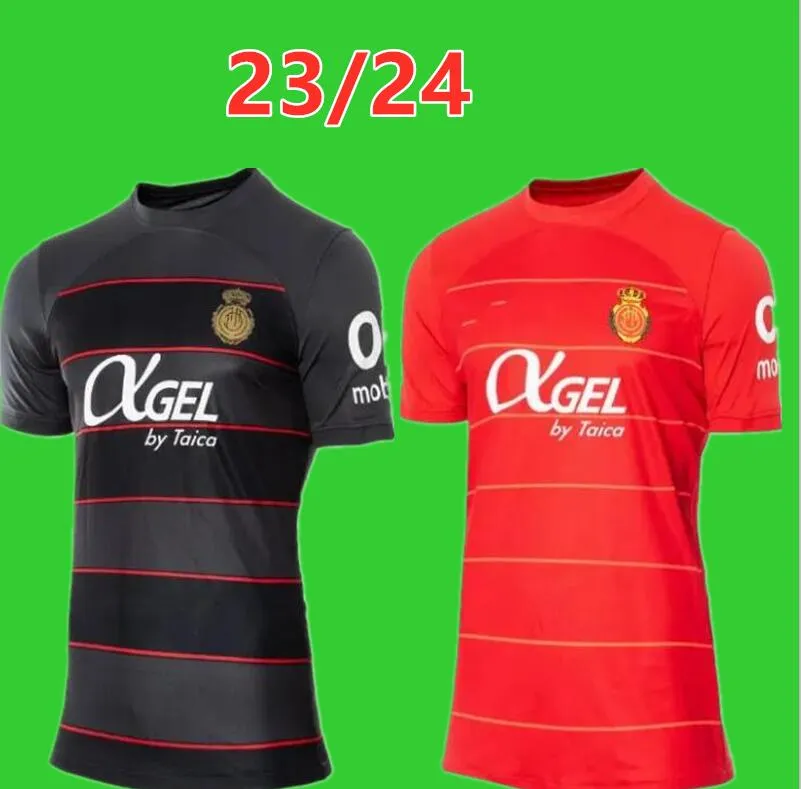 23 24 RCD Mallorca Soccer Jerseys Men Set Kids Kit Lee Maffeo Sanchez Abdon A. Raillo Valjent Muriqi Baba Grenier Abdon 22 23 Hem Home Away Kids Kits Football Shirt