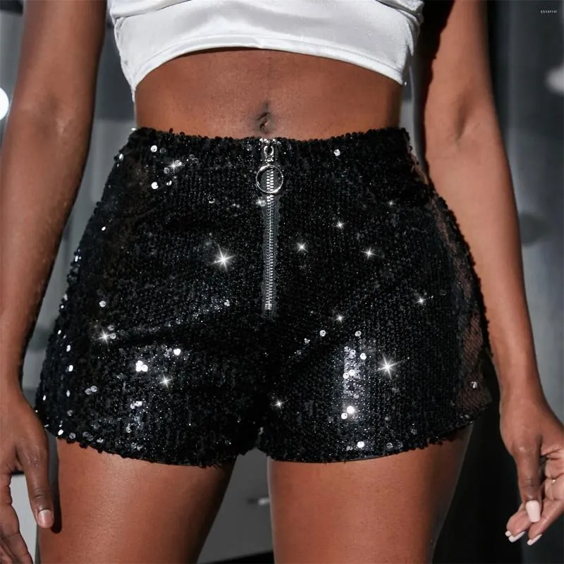 Frauen Shorts Punk Hip Pailletten Perlen Konzert Abschlussball Sexy elegante Nachtclub Bar Performance Outfits Kleidung Sommerstreetwear