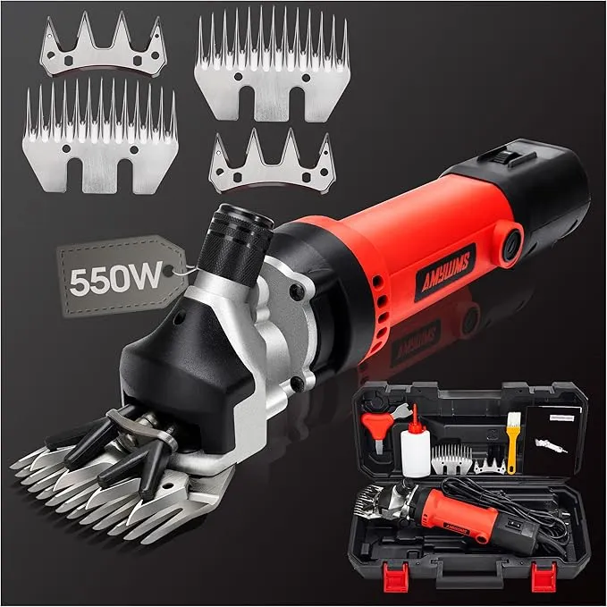 Save Big on Bulk Sheep Hair Clippers Animal Shears Dogs Heavy Duty Electric  Livestock Clippers With Two Blades And Speeds For Sheep, Goats Large