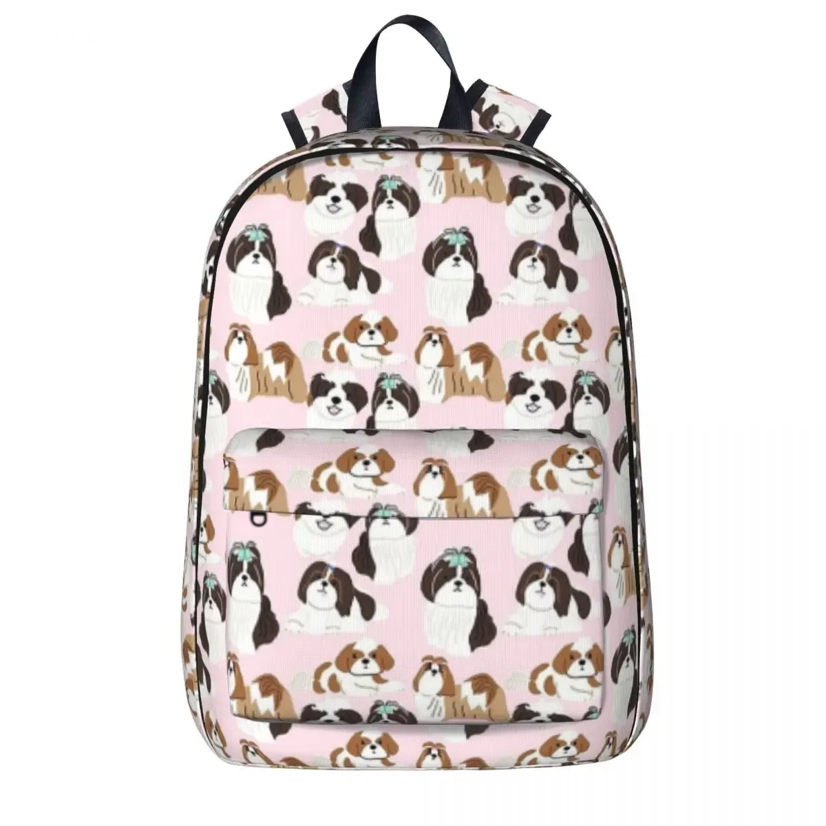 Tassen Shih Tzu Hondenpatroon rugzakken Grote capaciteit Student Book Tas Schoudertas Laptop Rucksack Travel Rucksack Children School Bag