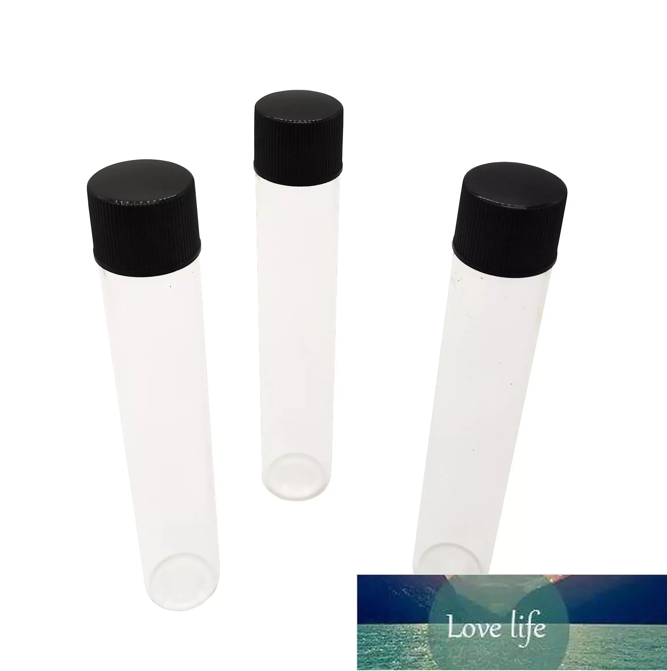 Simple Glass tubes packaging plastic lids 30g tubes with screw cap could custom labels