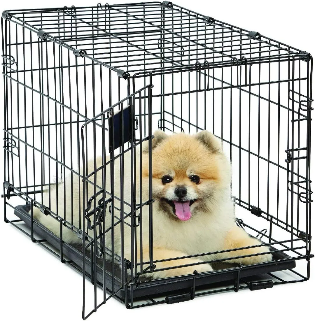 Photo inspiration: Picture Idea: 24 Inch Pet Crate Small Dog Crate With Divider Folding