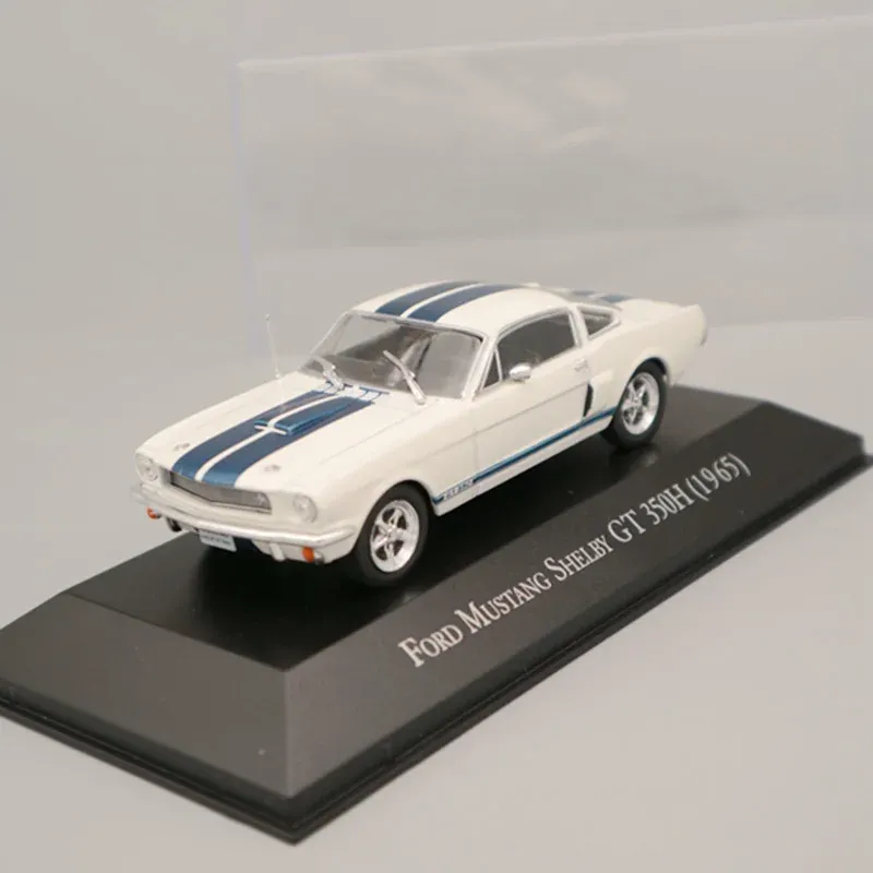 Bilar 1/43 skala metalllegering klassisk bil diecast modell gt 350H1965 Mustang Shelby Toy Collect for Children Toy Gift Collection Shows