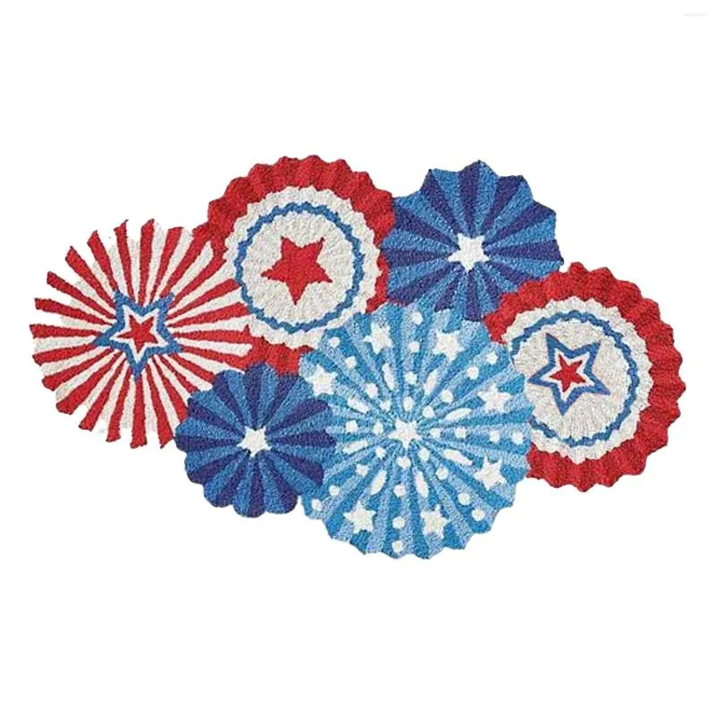 Carpets Independence Day Tapes de porte de porte Home Mat de porte intérieure Front de tapis extérieur pour le porche extérieur ACCESSOR