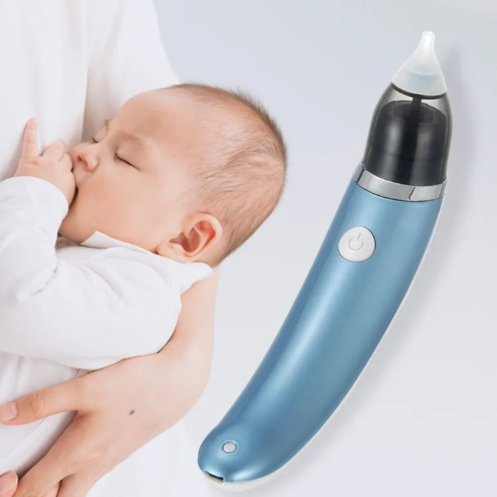 Aspirator USB -Kleinkind Snot Aspiratoren Automatische elektrische Kindernasen -Hygiene -Werkzeuge wiederaufladbare abnehmbare Antireflux für Jungen Mädchen