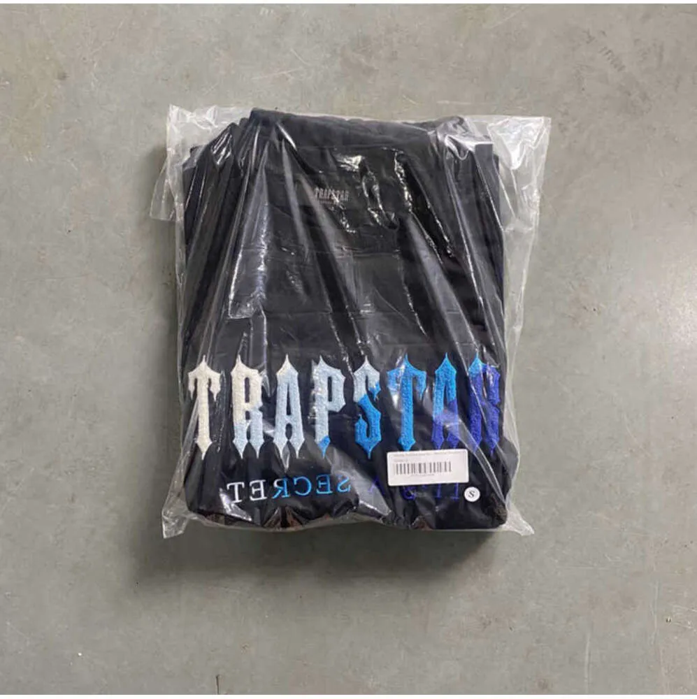 Мужские футболки летняя футболка Trapstar Короткий костюм 2.0 Chenille Decoded Rock Candy Flav