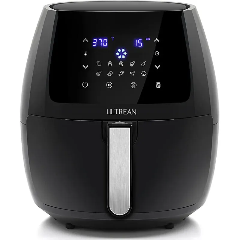 Fryers Ultrean 5.8 Quart Air Fryer, Fryers Electric Hot Cooker con 10 preset, touch screen digitale LCD, cestino antiaderente