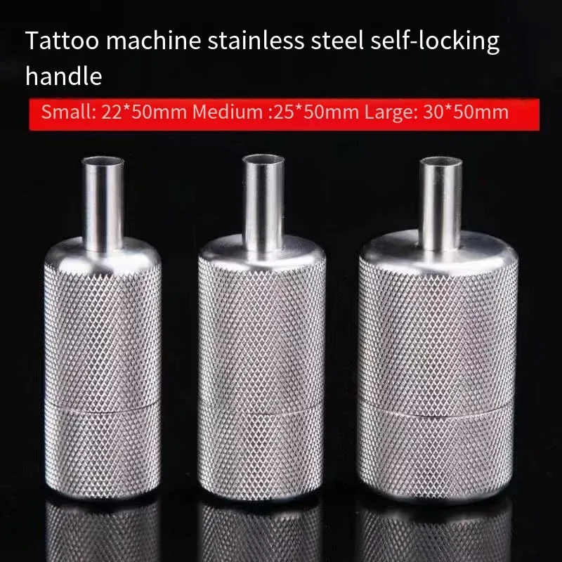 Machine 25mm Tattoo Grip Motor Handle 304 Stainless Steel Round Tattoo Machine Tattoo Equipment Tattoo Supplies Bandagem Tattoo