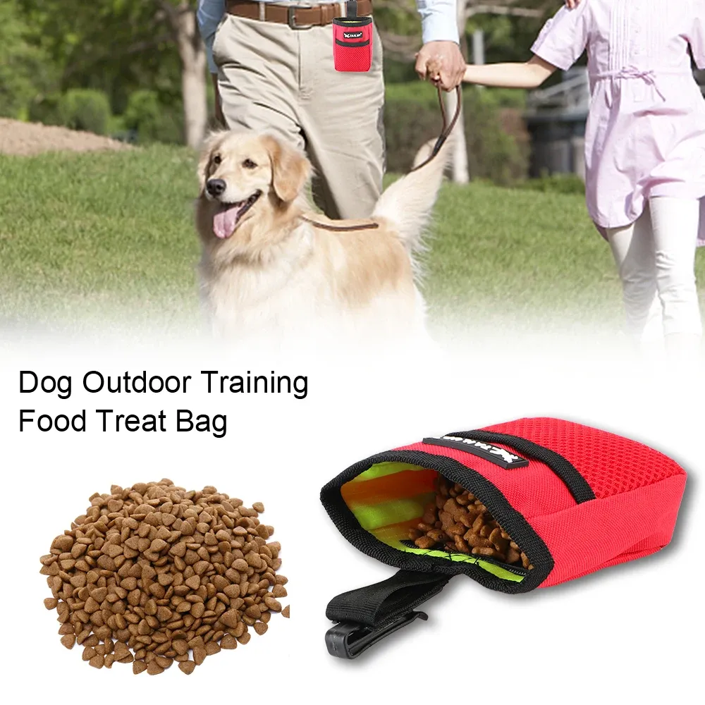 Aiuto Snack Training Borsa di obbedienza per cani addestramento per esterni per alimentazione per alimentazione tasca sata per alimenti per alimenti per animali domestici forniture per animali domestici