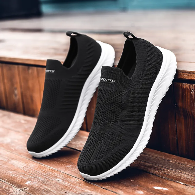 Herrkvinnor som kör tennis sport casual skor kvinnor slip-on sock sneakers vandring promenad skor anti slip gai trendings sommar män strumpor män sportsko aa0116