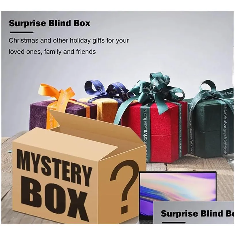 Headphones Earphones Headsets Lucky Bag Mystery Boxes There Is A Chance To Open Mobile Phone Cameras Drones Gameconsole Smartwatch Ear Dhz4U